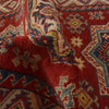 Red Color Kazak Rug 3' 1" x 4' 7" (ft)- No. B34687