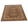 Hand Knotted Kazak Rug 3' 3" x 4' 9" (ft)- No. B34688