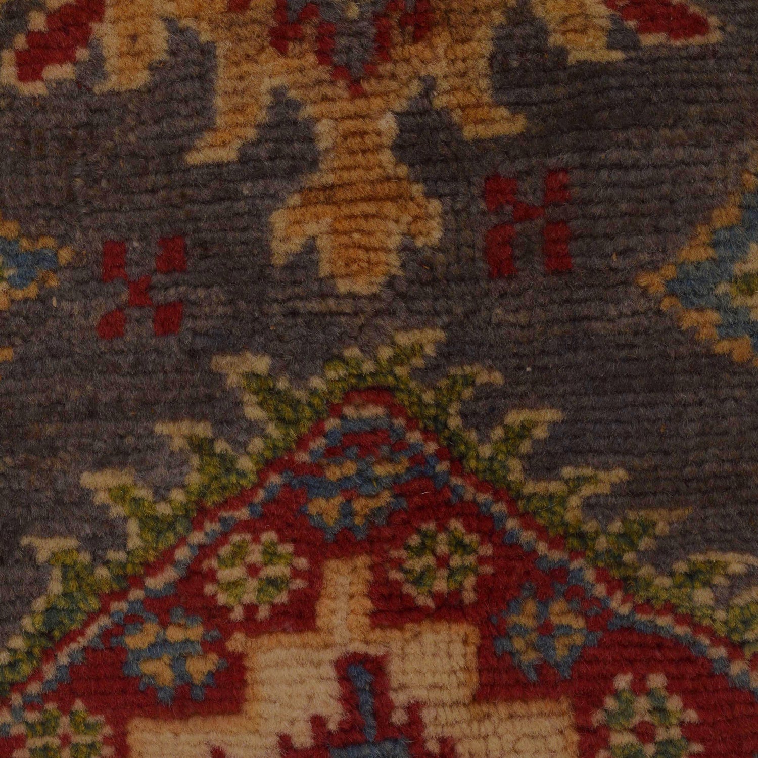 Hand Knotted Kazak Rug 3' 3" x 4' 9" (ft)- No. B34688