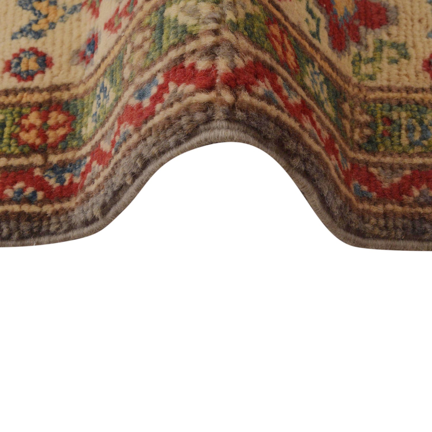 Hand Knotted Kazak Rug 3' 3" x 4' 9" (ft)- No. B34688