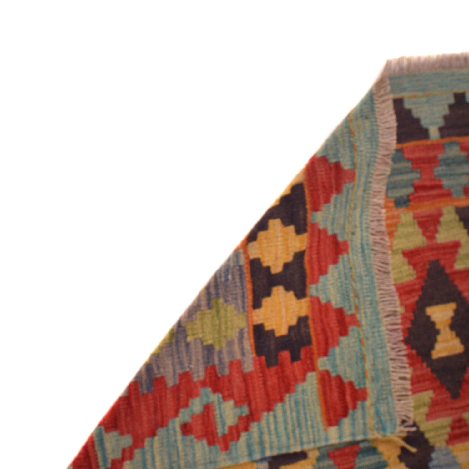 Handmade Vegetable Kilim 6' 0" x 8' 0" (ft) - No. B34691