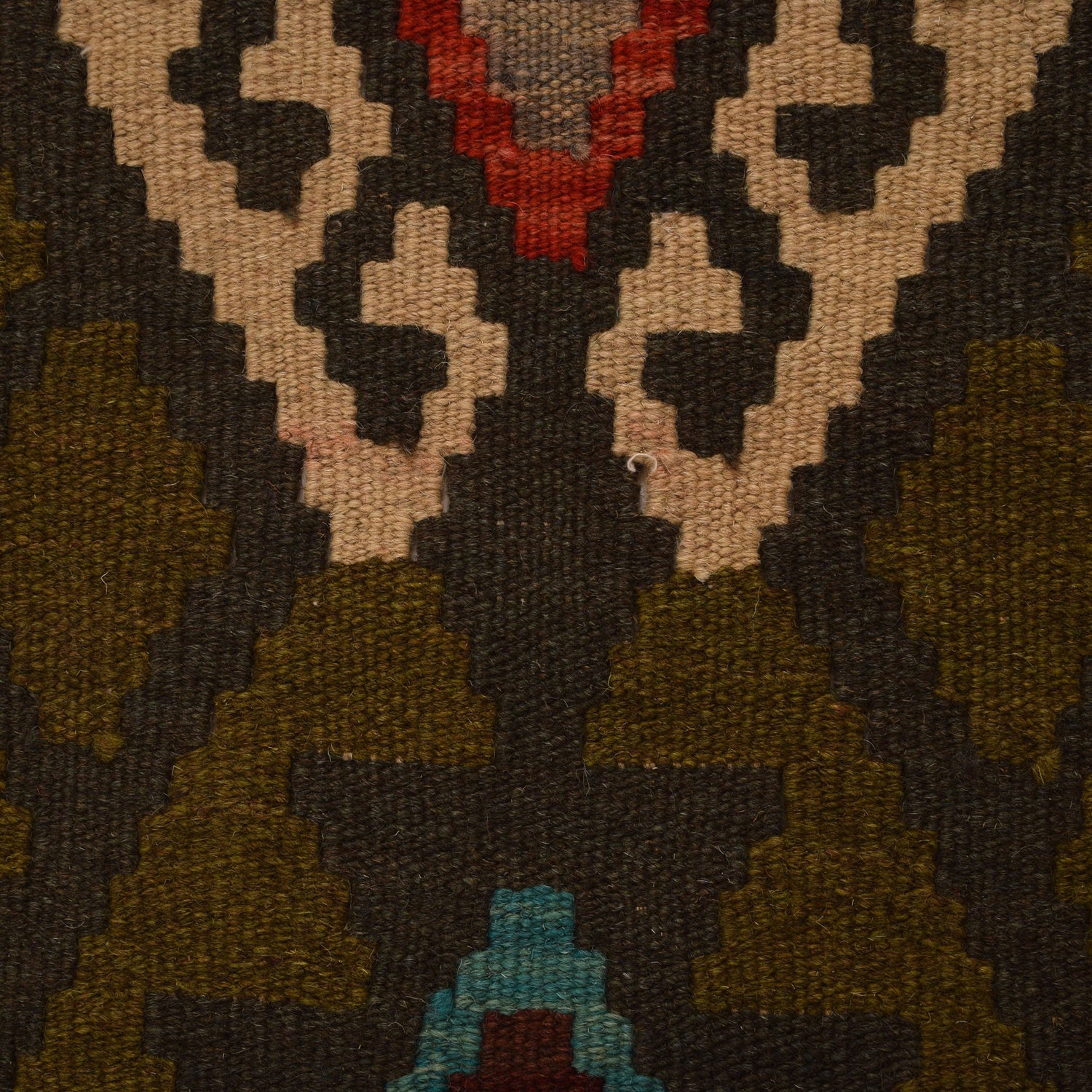 Handmade Vegetable Kelim 5' 11" x 7' 9" (ft) - No. B34692