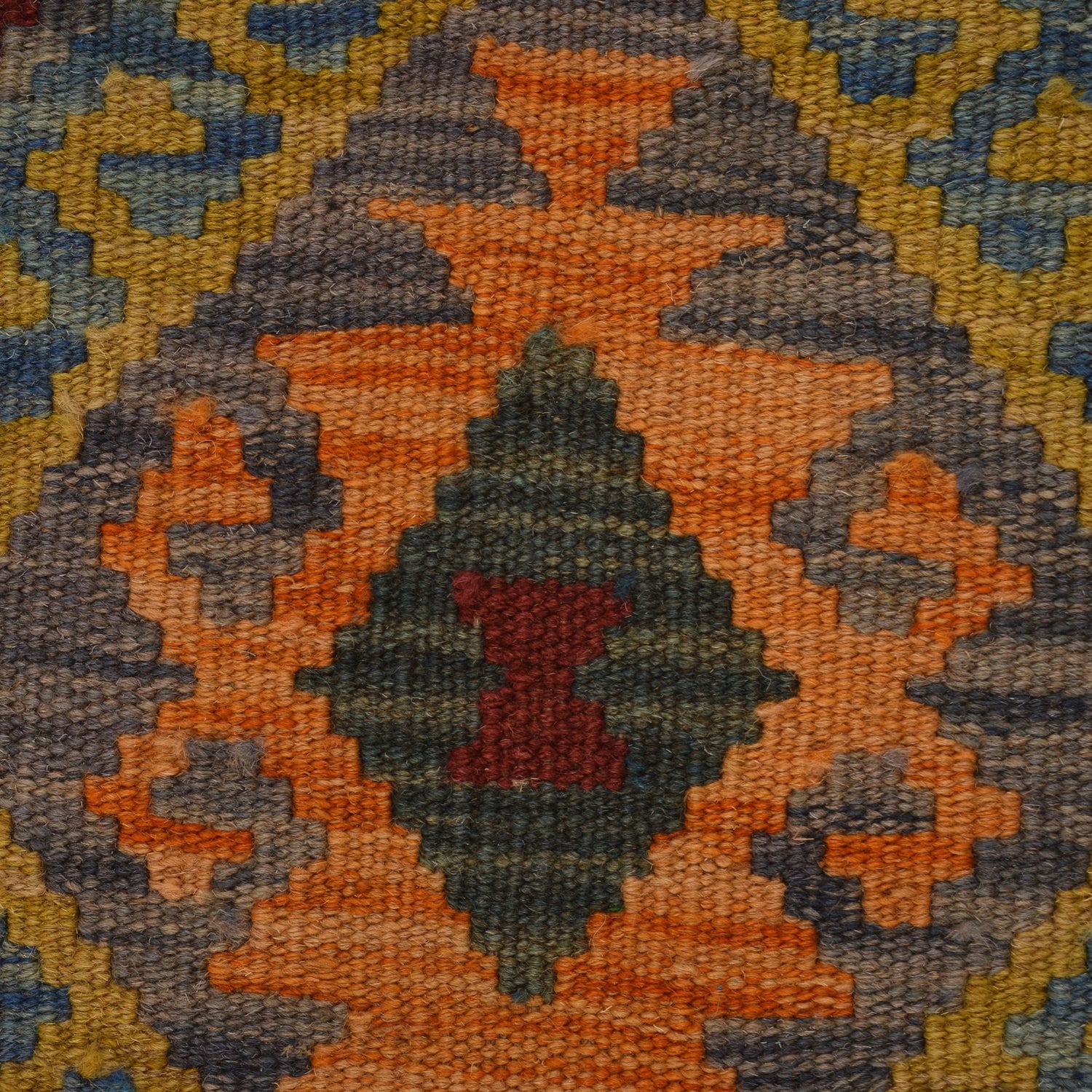 Handmade Vegetable Kilim 5' 11" x 7' 9" (ft) - No. B34693