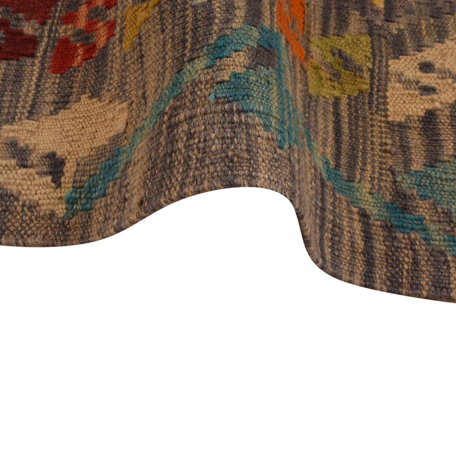 Handmade Vegetable Kilim 5' 11" x 7' 9" (ft) - No. B34693