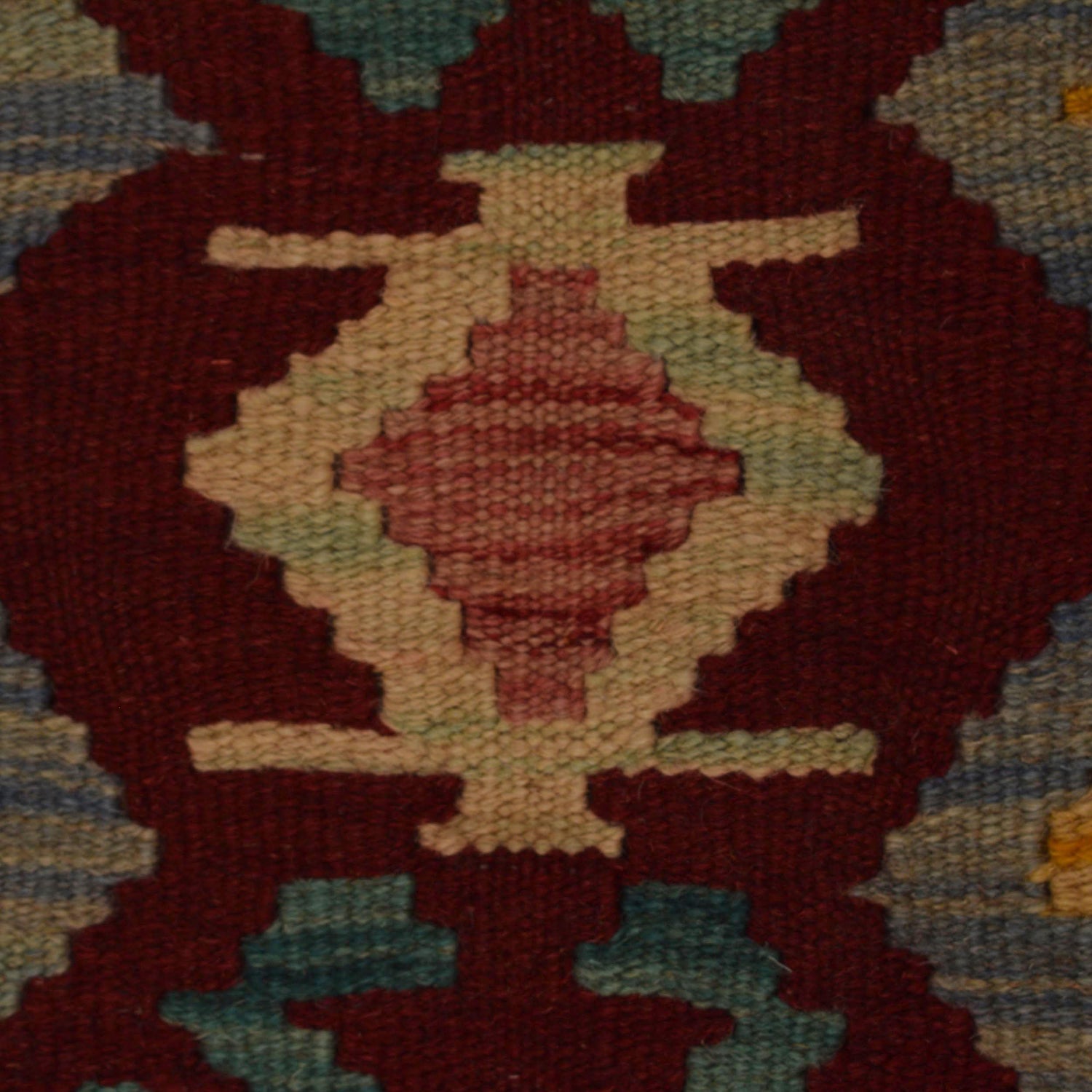 Handmade Vegetable Kilim 4' 2" x 5' 9" (ft) - No. B34700