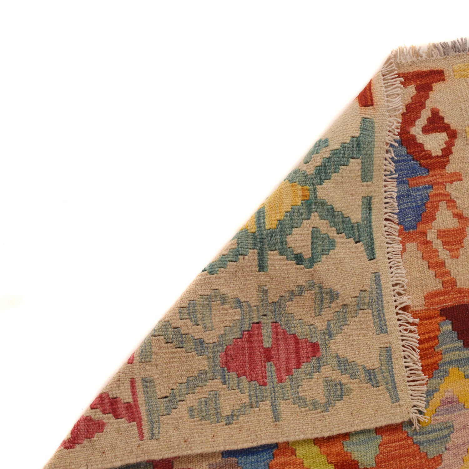 Handmade Vegetable Kilim 4' 2" x 5' 9" (ft) - No. B34700