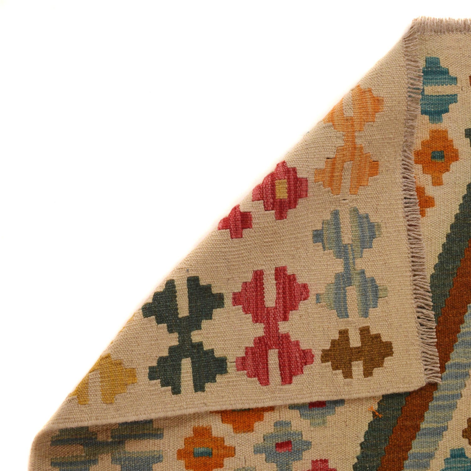 Handmade Vegetable Kelim 4' 2" x 6' 0" (ft) - No. B34701