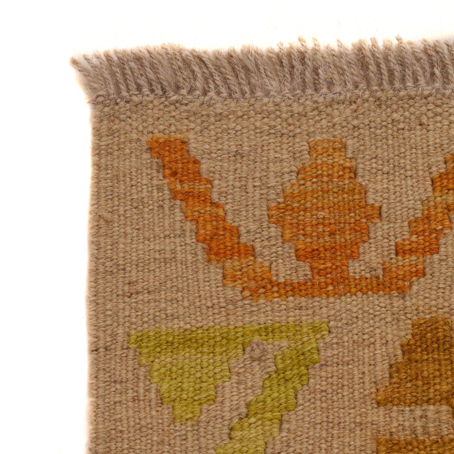 Handmade Vegetable Kilim 4' 2" x 5' 7" (ft) - No. B34702