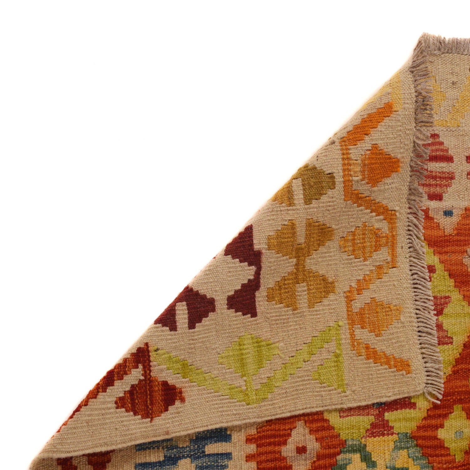 Handmade Vegetable Kilim 4' 2" x 5' 7" (ft) - No. B34702