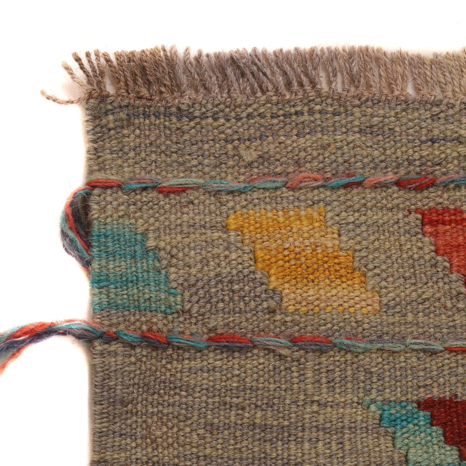 Handmade Vegetable Kelim 4' 3" x 5' 9" (ft) - No. B34705