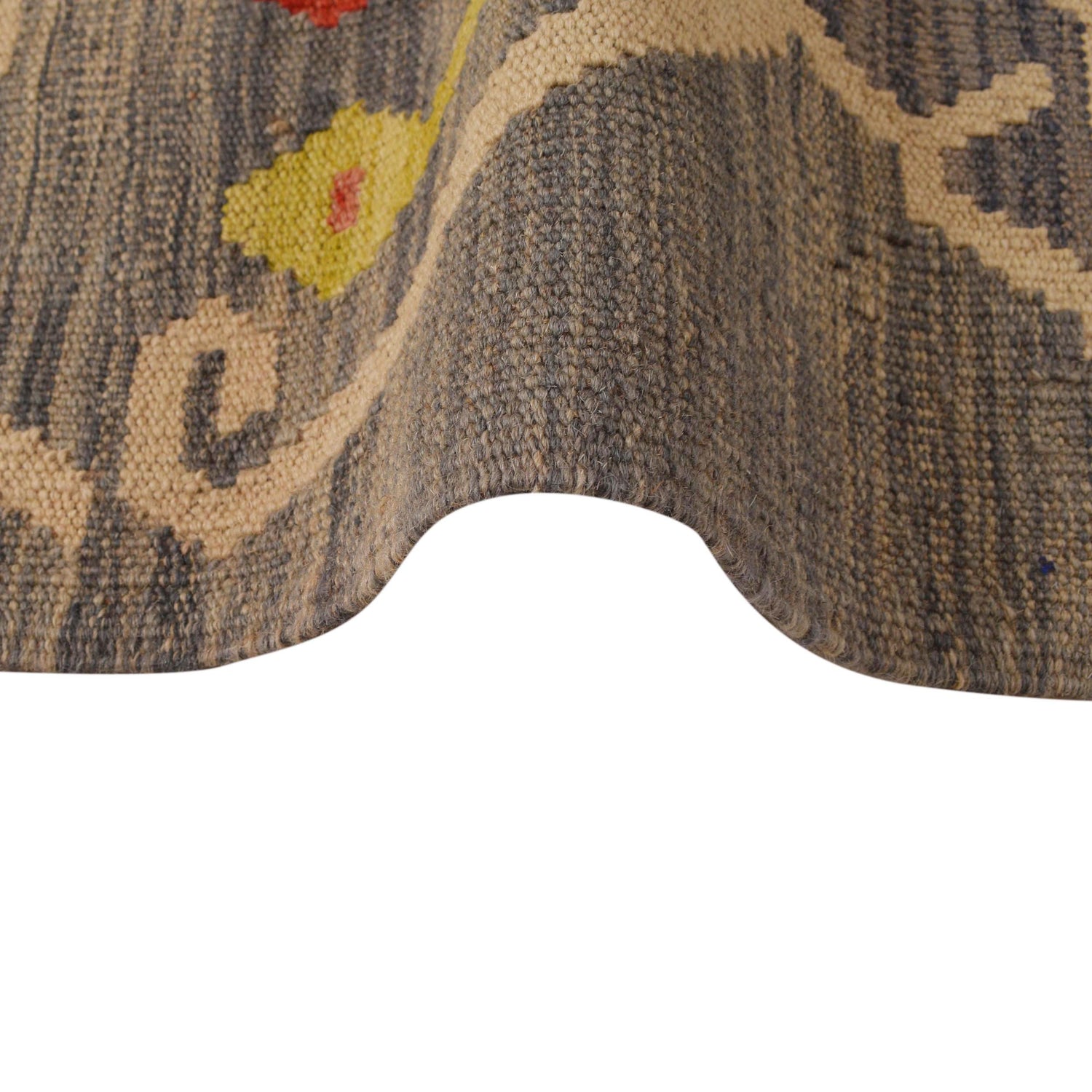 Handmade Vegetable Kelim 4' 3" x 5' 9" (ft) - No. B34705