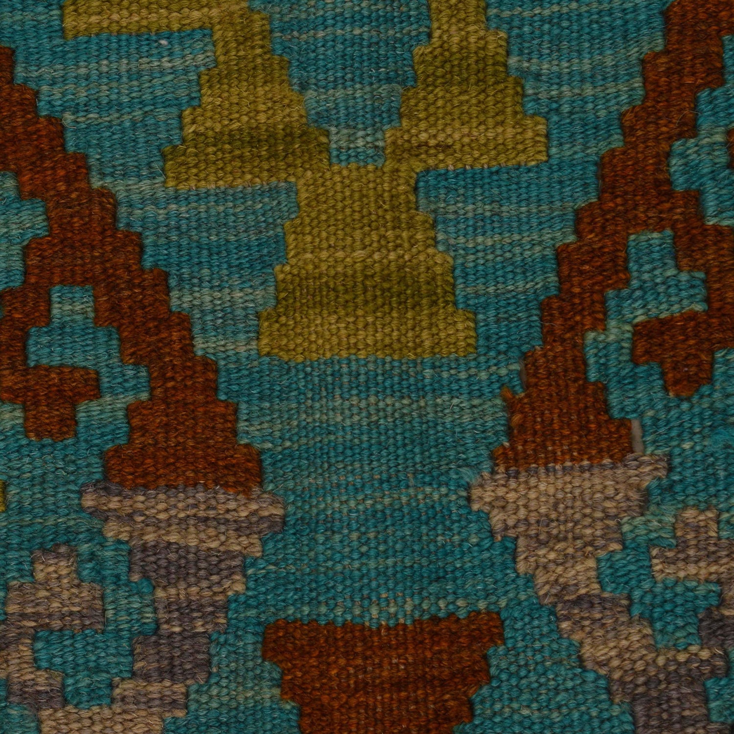 Handmade Vegetable Kilim 4' 5" x 5' 7" (ft) - No. B34707