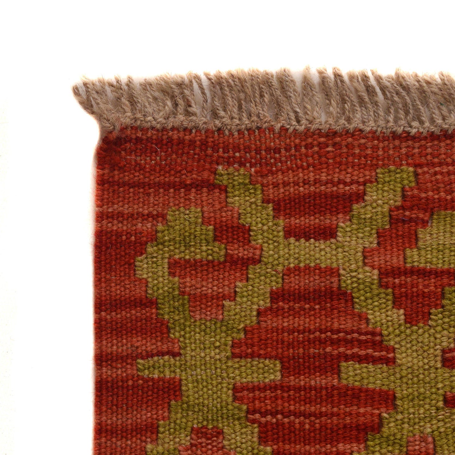 Handmade Vegetable Kilim 5' 0" x 6' 5" (ft) - No. B34714