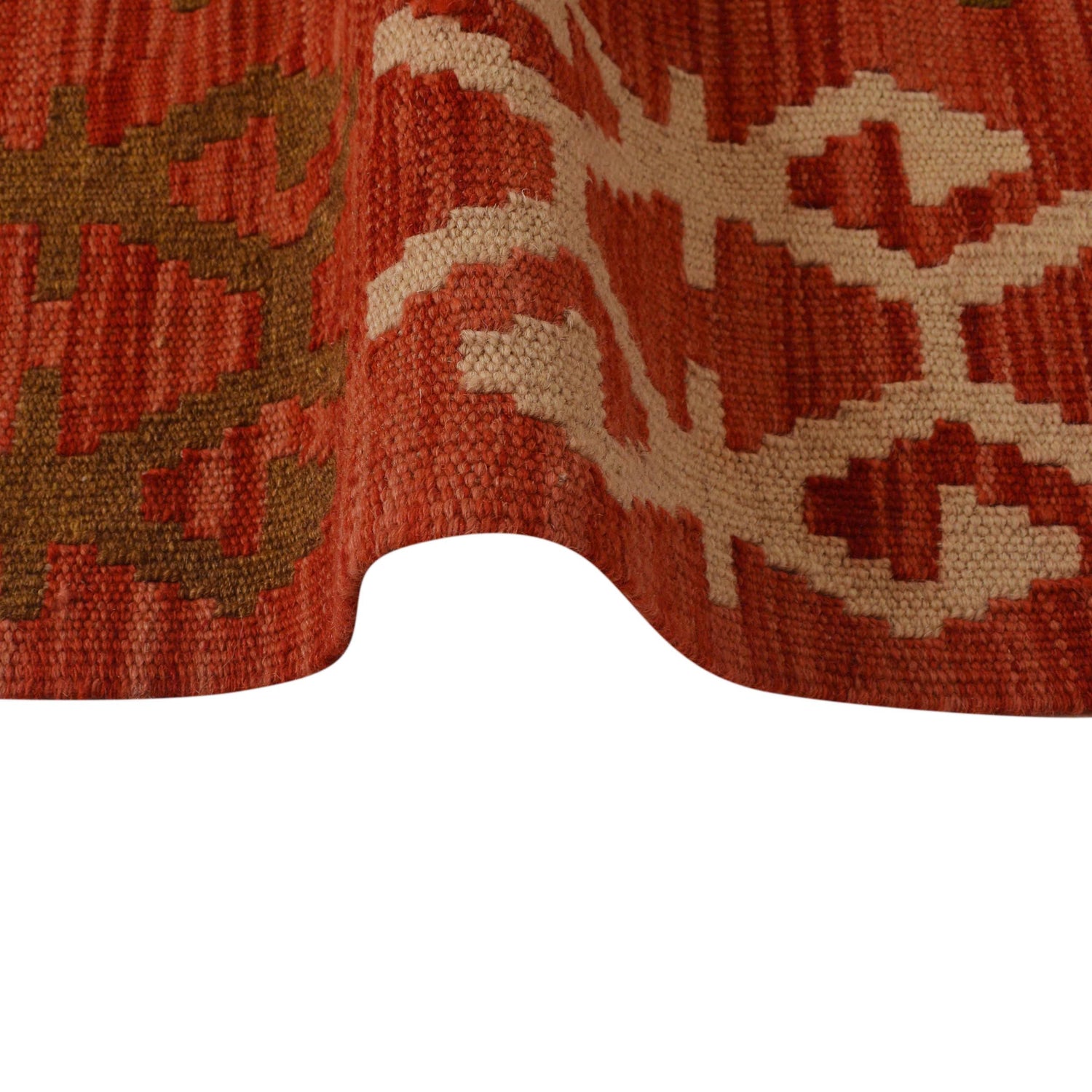 Handmade Vegetable Kilim 5' 0" x 6' 5" (ft) - No. B34714