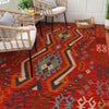 Handmade Vegetable Kilim 5' 0" x 6' 5" (ft) - No. B34714
