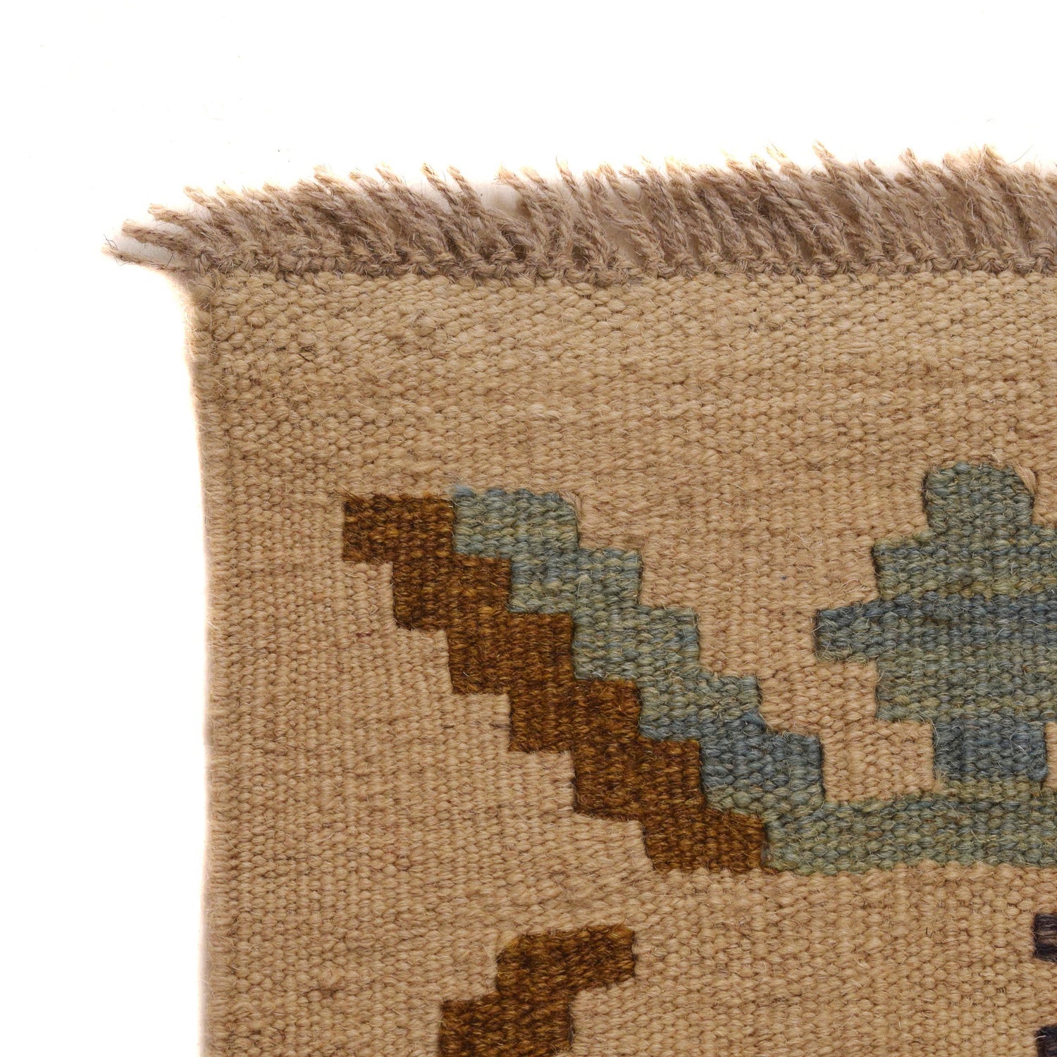 Handmade Vegetable Kelim 5' 1" x 6' 5" (ft) - No. B34715