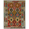 Handmade Vegetable Kilim 5' 1" x 6' 8" (ft) - No. B34717