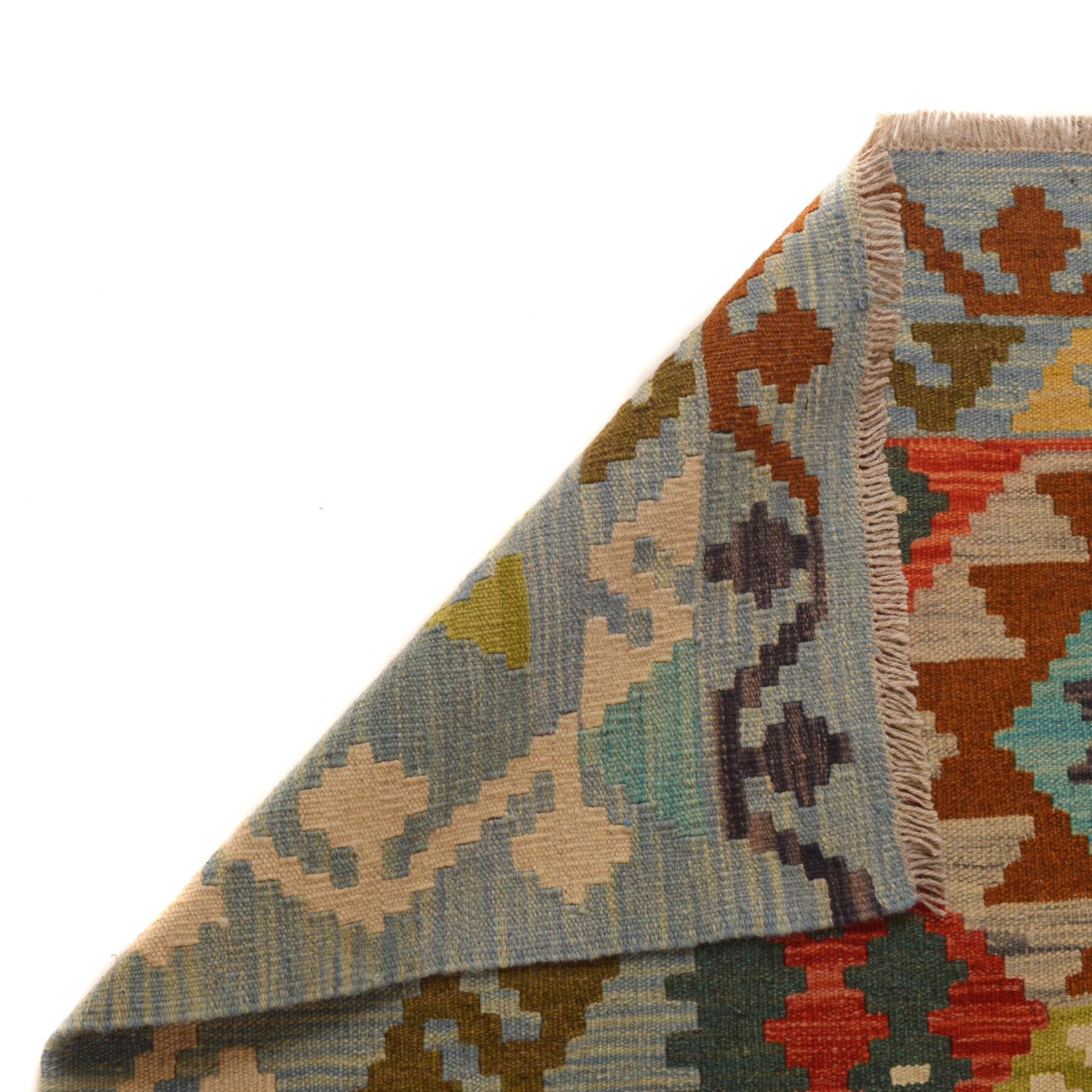 Handmade Vegetable Kilim 5' 1" x 6' 8" (ft) - No. B34717