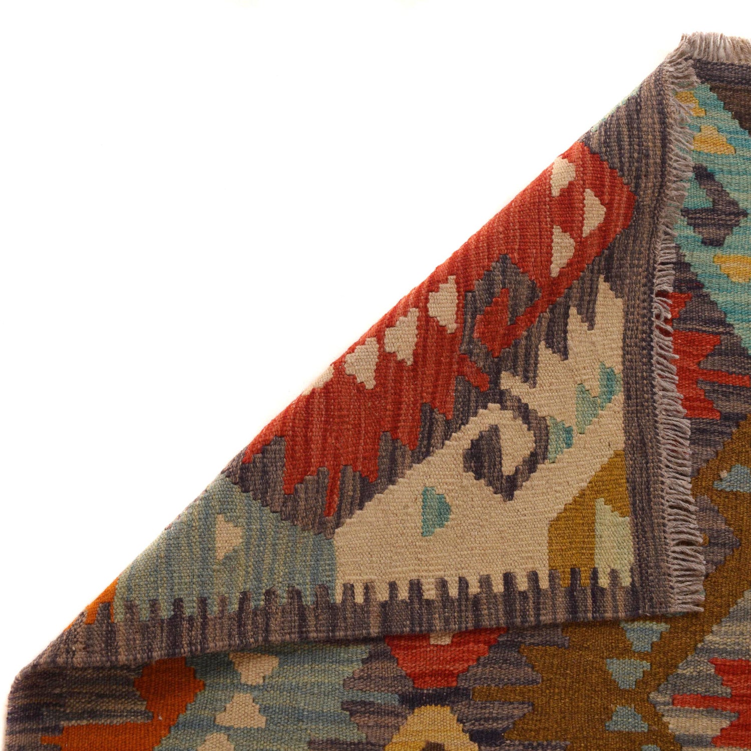 Handmade Vegetable Kilim 4' 11" x 6' 10" (ft) - No. B34719