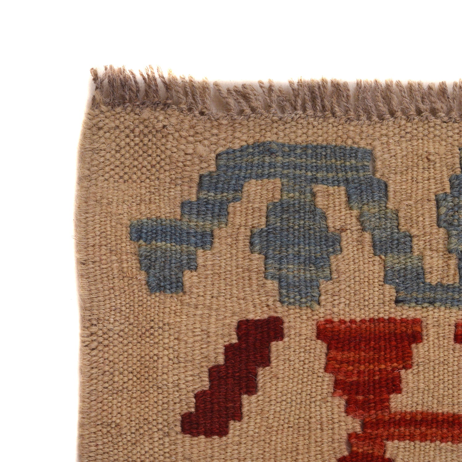 Handmade Vegetable Kilim 5' 0 x 6' 6 (ft) - No. B34720