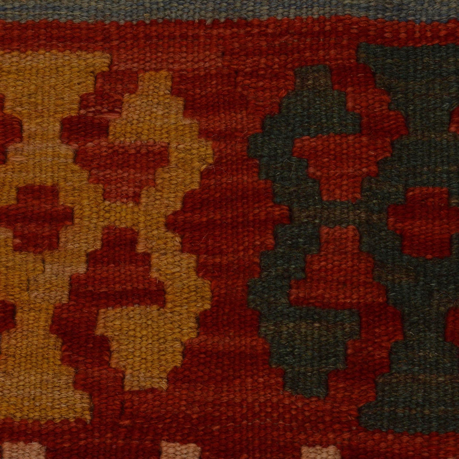 Handmade Vegetable Kilim 4' 11" x 6' 5" (ft) - No. B34722