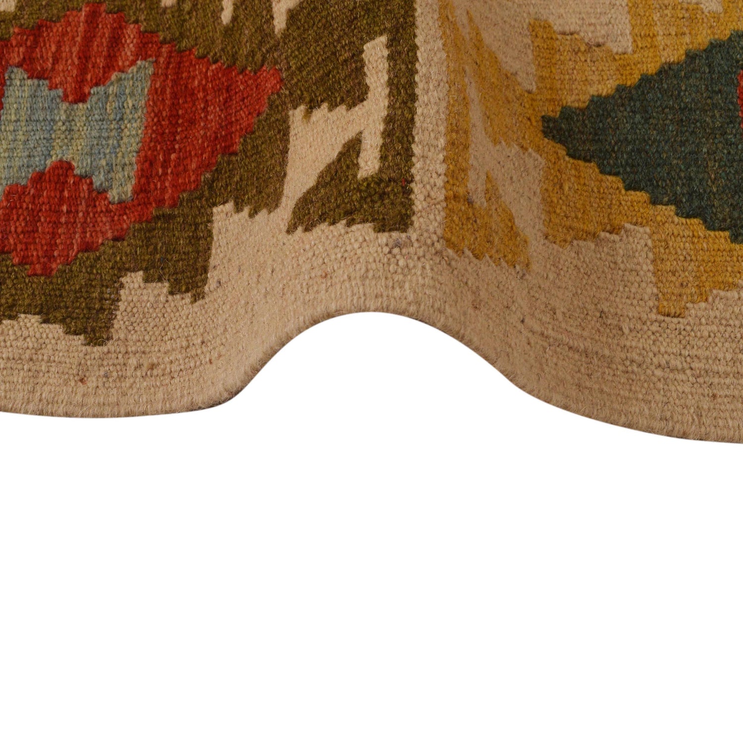 Handmade Vegetable Kilim 4' 11" x 6' 5" (ft) - No. B34722