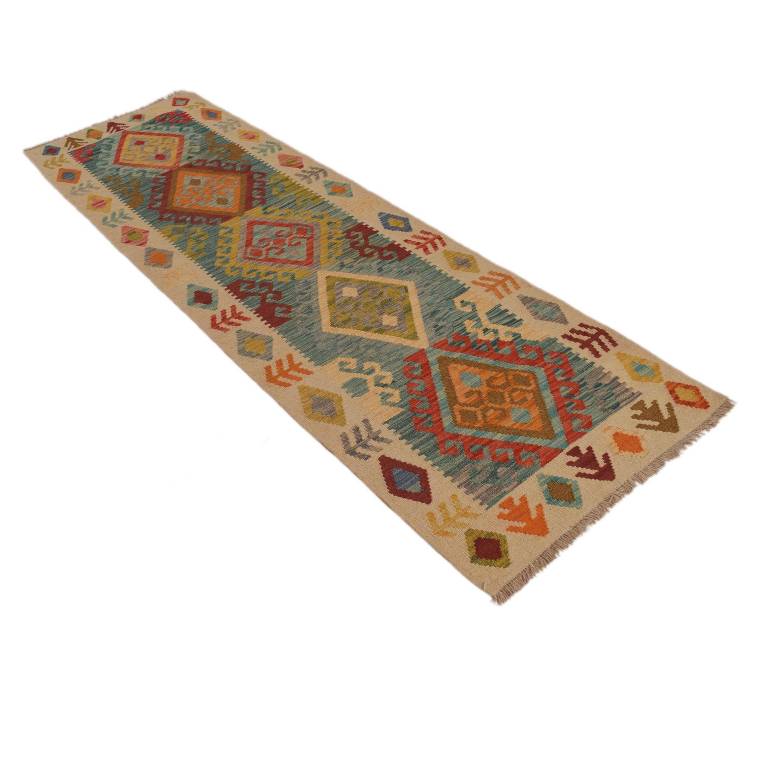 Vegetable Kilim Runner 2' 4" x 7' 10" (ft) - No. B34724