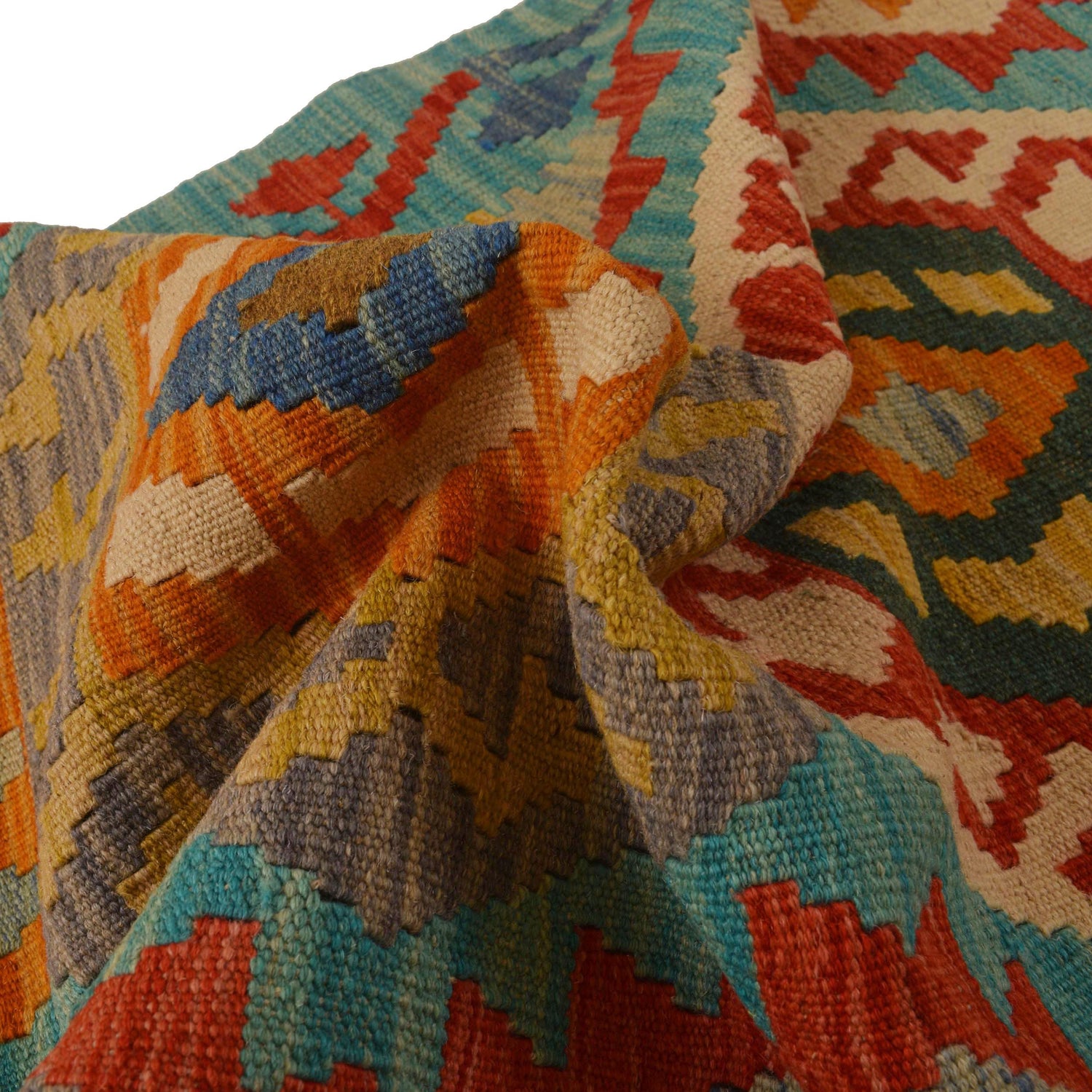 Vegetable Kelim Runner 2' 8" x 9' 6" (ft) - No. B34730