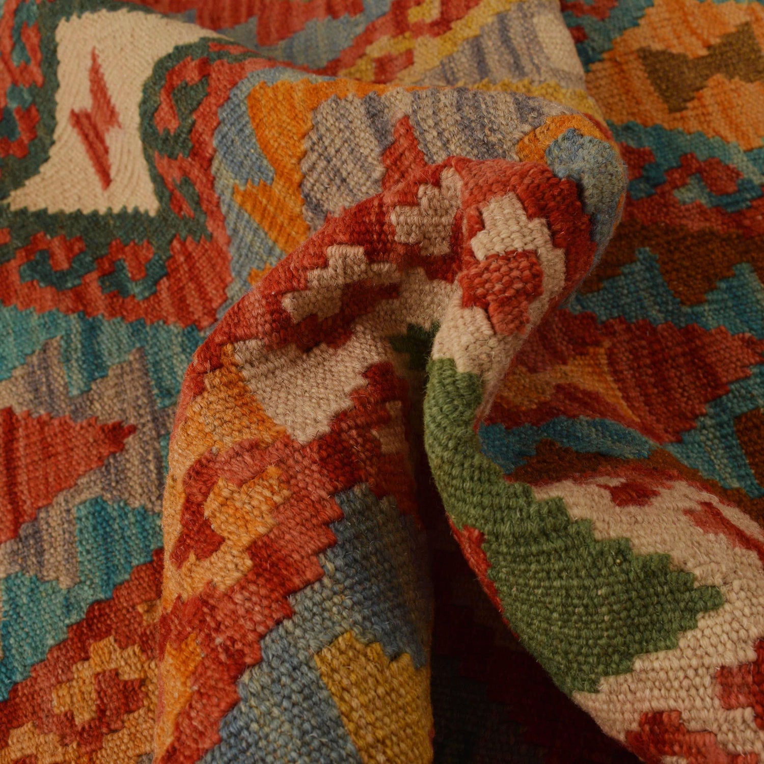 Vegetable Kelim Runner 2' 11" x 6' 6" (ft)- No. B34731