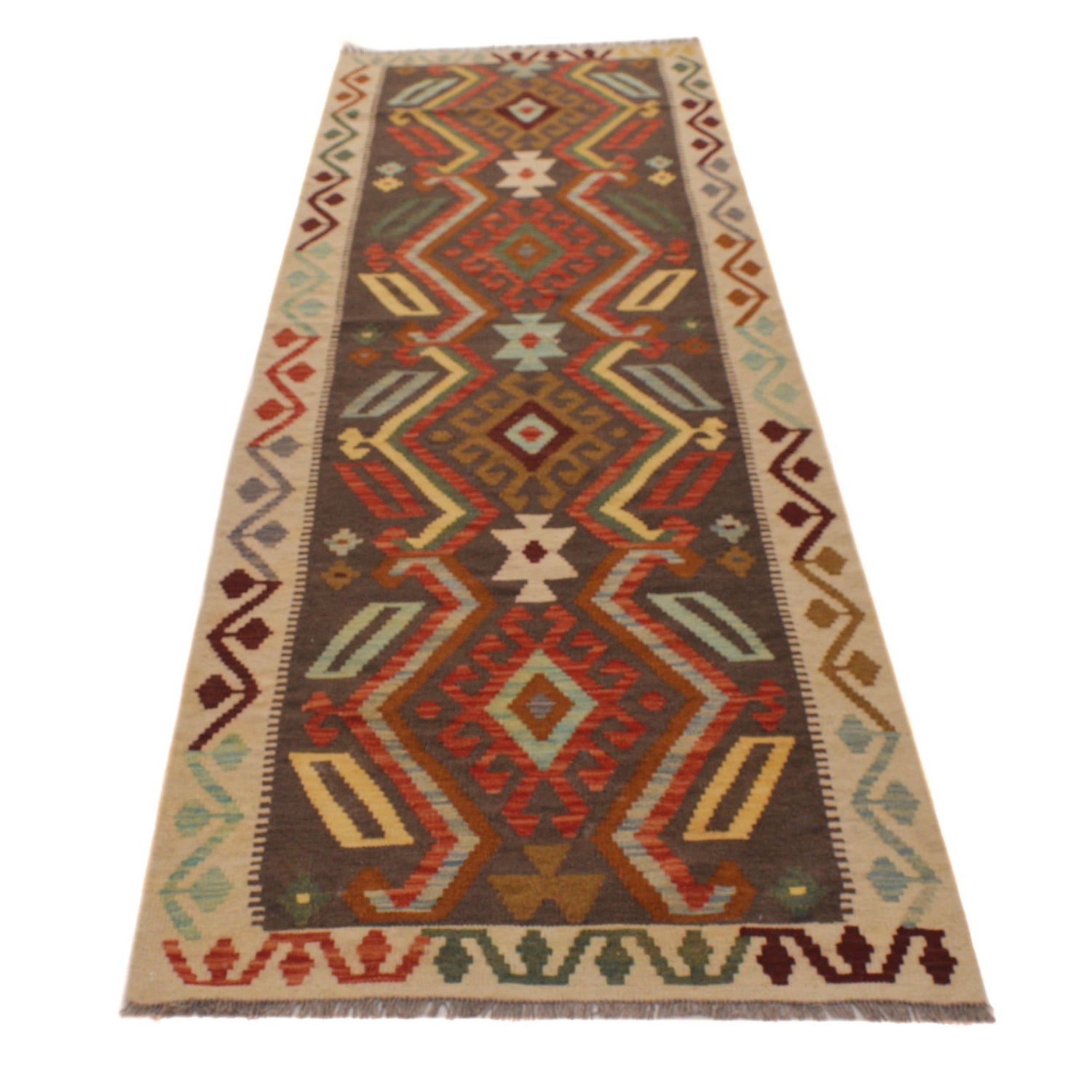 Vegetable Kilim Runner 2' 9" x 10' 0" (ft) - No. B34733