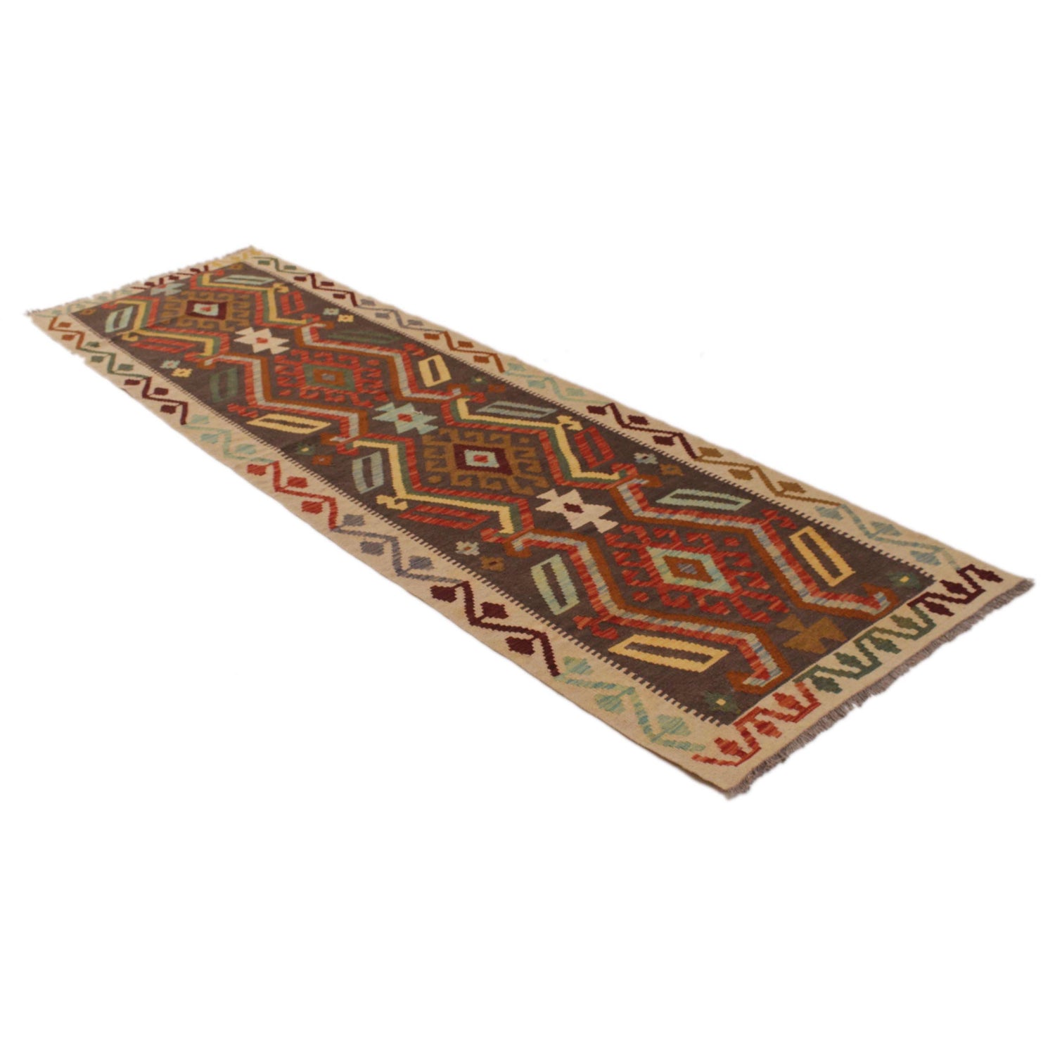 Vegetable Kilim Runner 2' 9" x 10' 0" (ft) - No. B34733