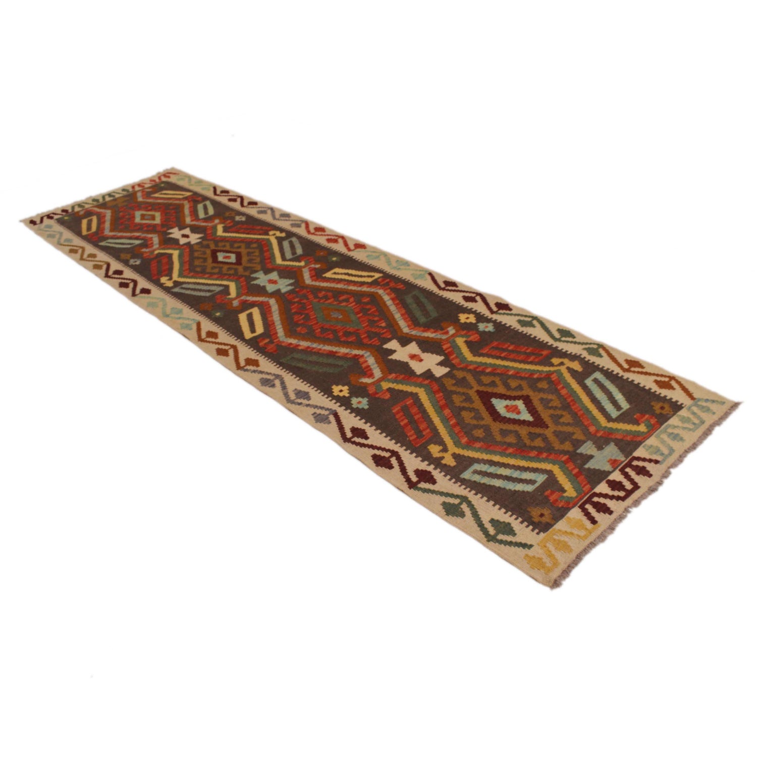 Vegetable Kilim Runner 2' 9" x 10' 0" (ft) - No. B34733