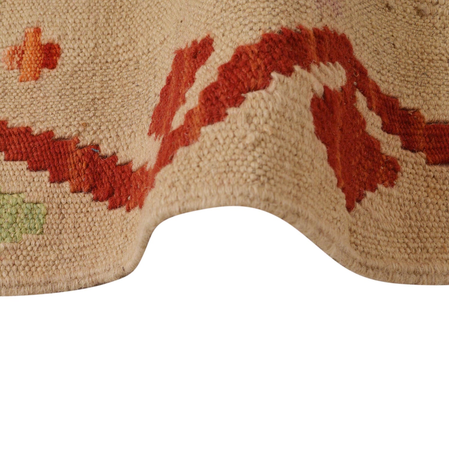 Handmade Vegetable Kelim 3' 5"  x 5' 6" (ft) - No. B34741