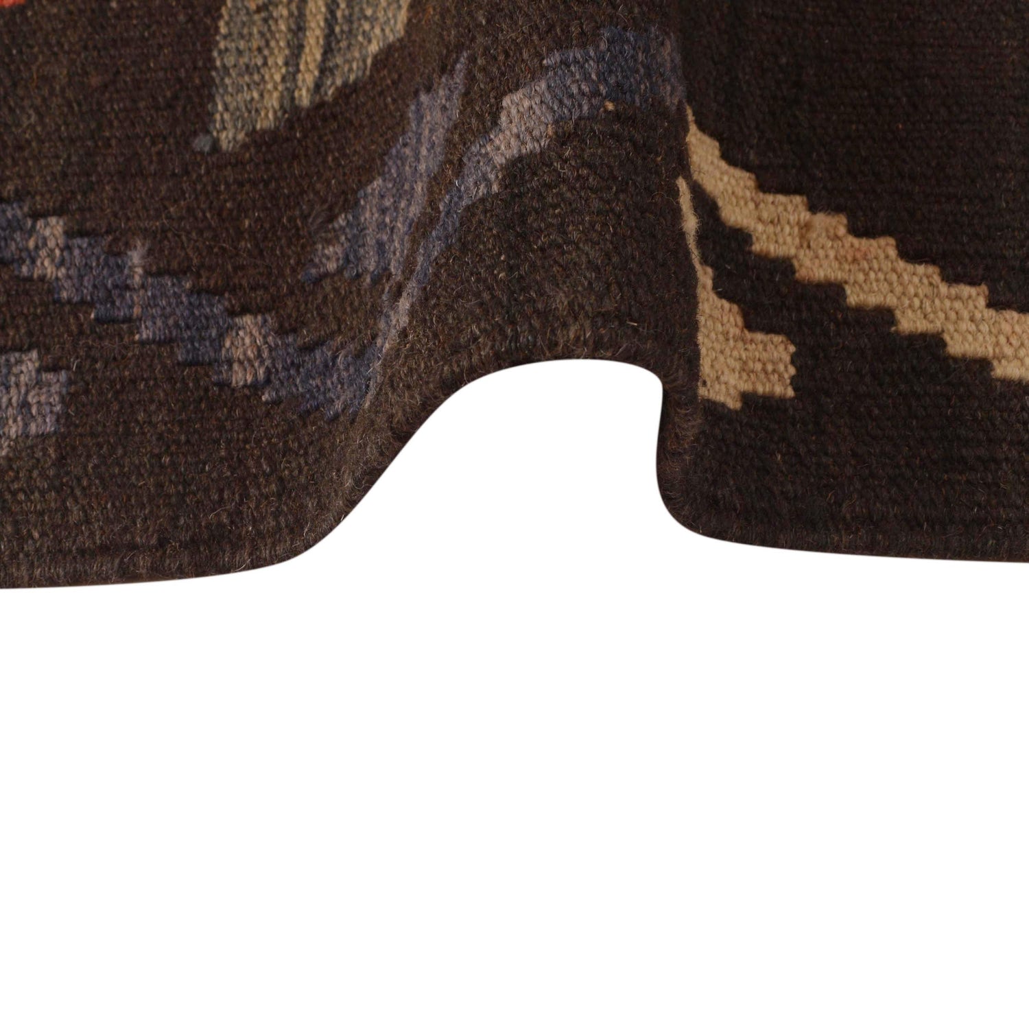 Handmade Vegetable Kelim 4' 6" x 5' 10" (ft) - No. B34746