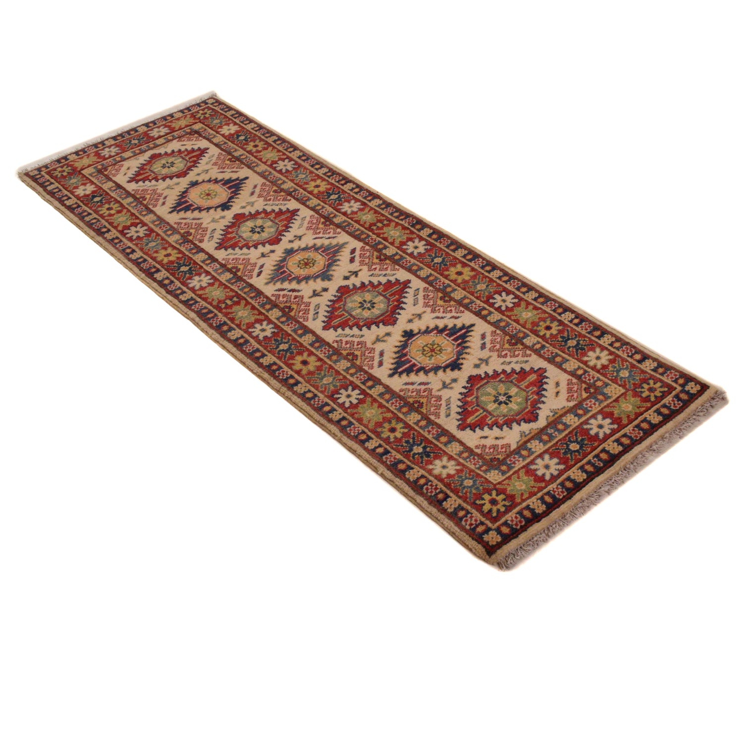 Hand Knotted Kazak Runner 1' 10" x 5' 8" (ft) - No. B35132
