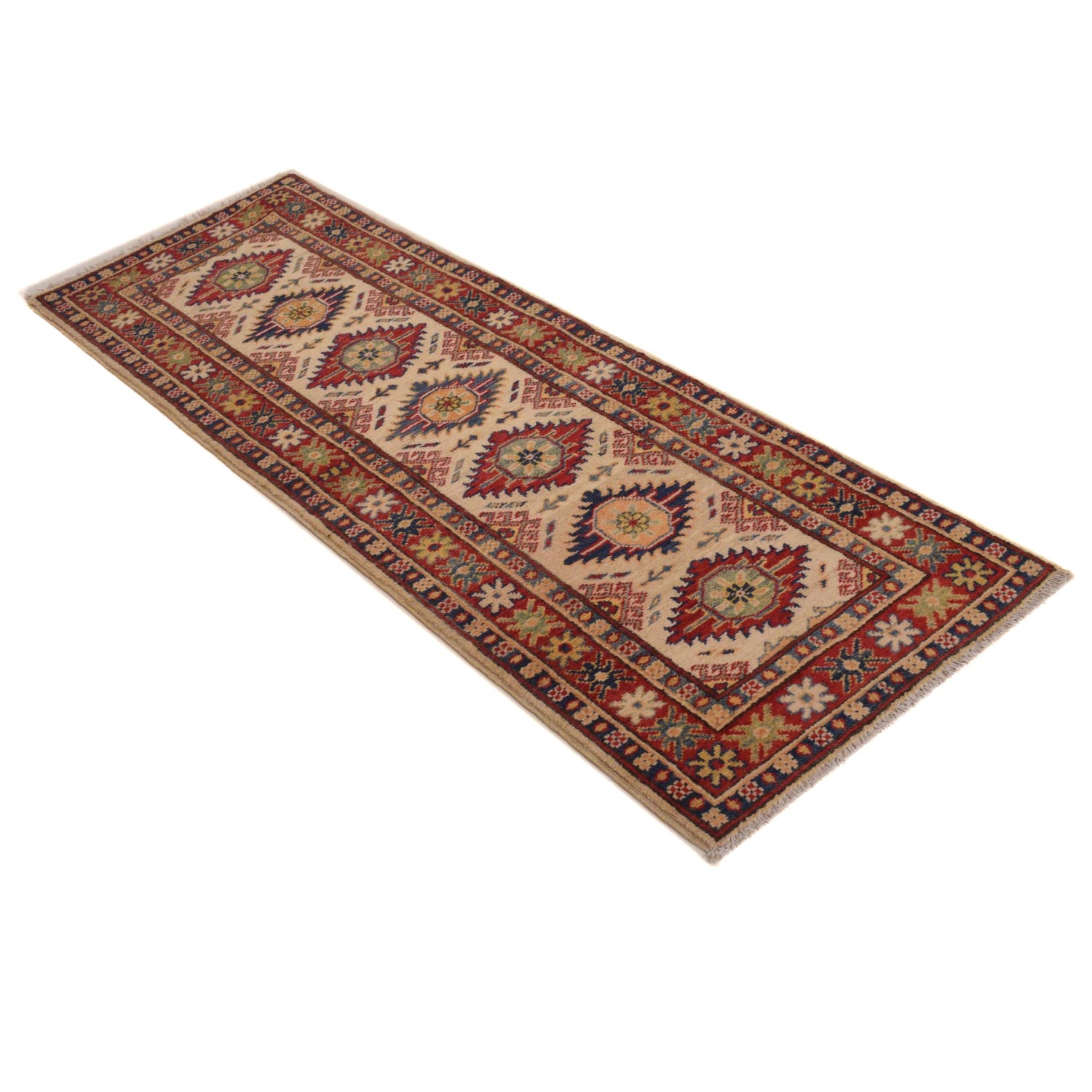 Hand Knotted Kazak Runner 1' 10" x 5' 8" (ft) - No. B35132