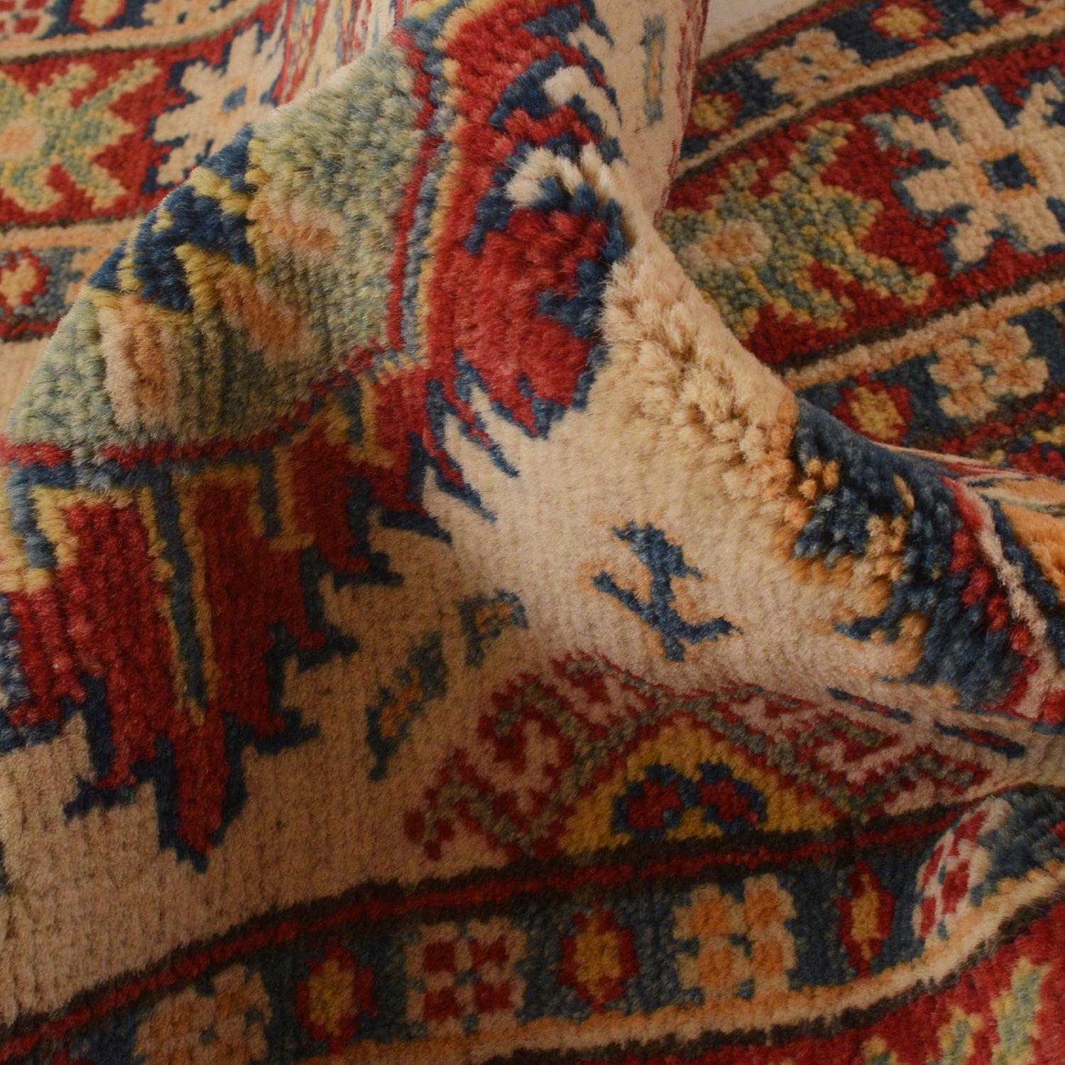 Hand Knotted Kazak Runner 1' 10" x 5' 8" (ft) - No. B35132