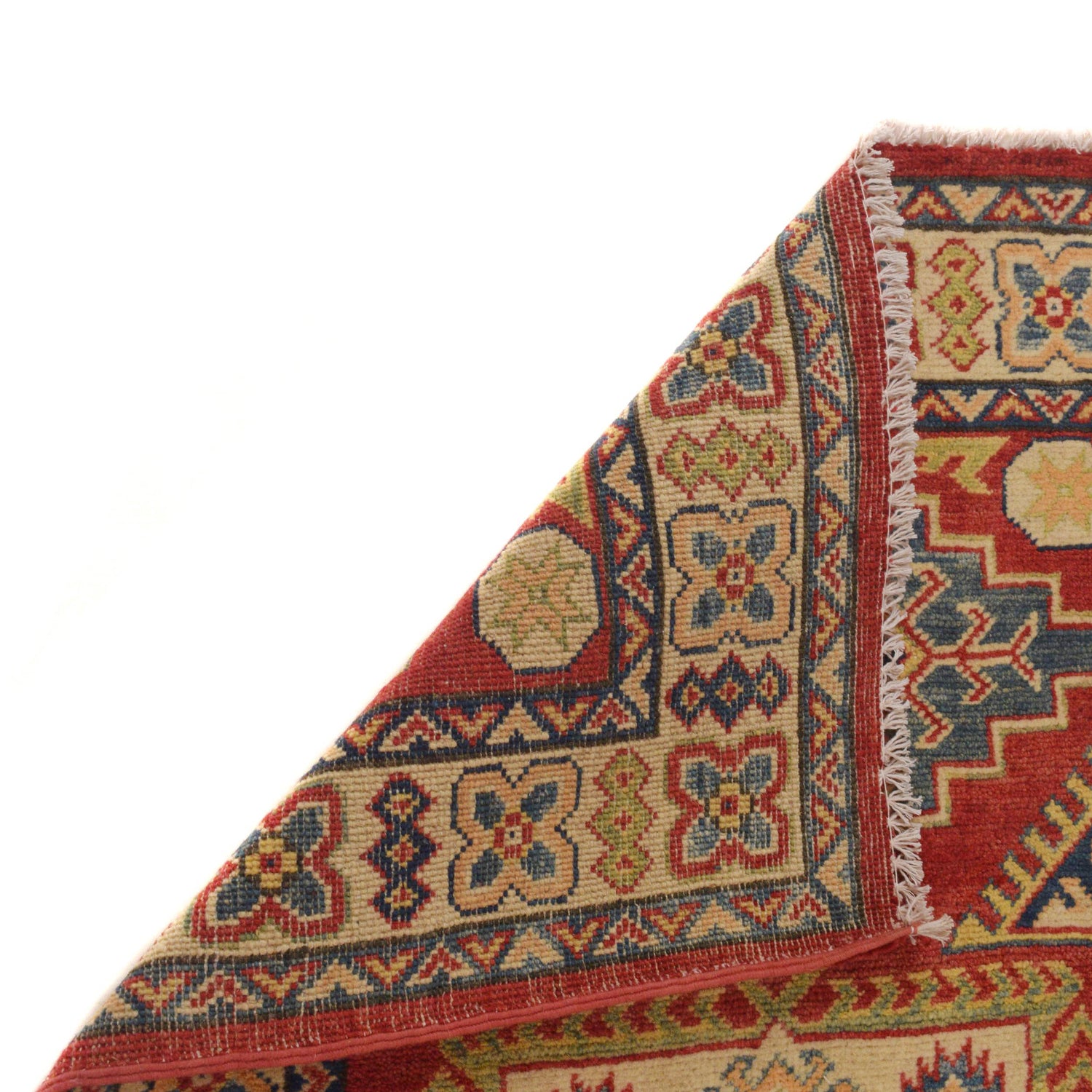 Hand Knotted Kazak Rug 2' 8 x 4' 2 (ft) - No. B35135