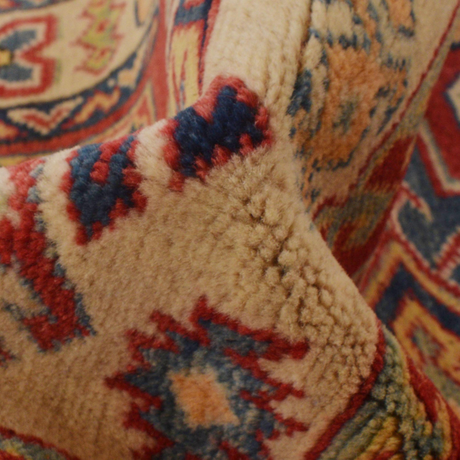 Hand Knotted Kazak Rug 2' 8 x 4' 2 (ft) - No. B35135