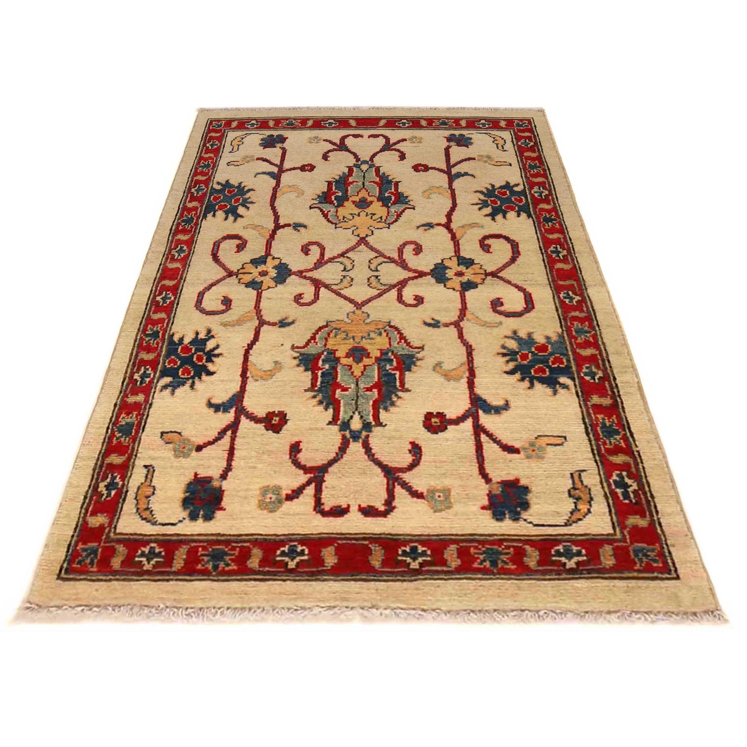 Oriental Kazak Rug 2' 7 x 3' 11 (ft) - No. B35136