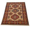 Ivory Color Kazak Rug 2' 7 x 3' 11 (ft) - No. B35138