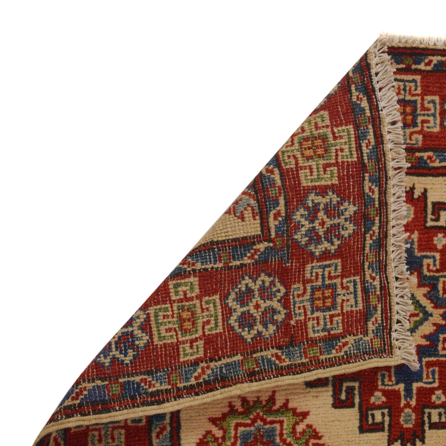 Ivory Color Kazak Rug 2' 7 x 3' 11 (ft) - No. B35138