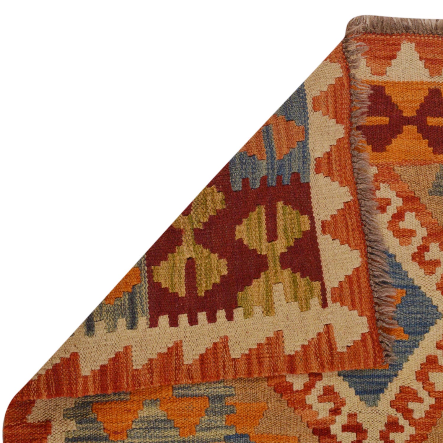 Handmade Vegetable Kilim 2' 7" x 3' 9" (ft) - No. B35141