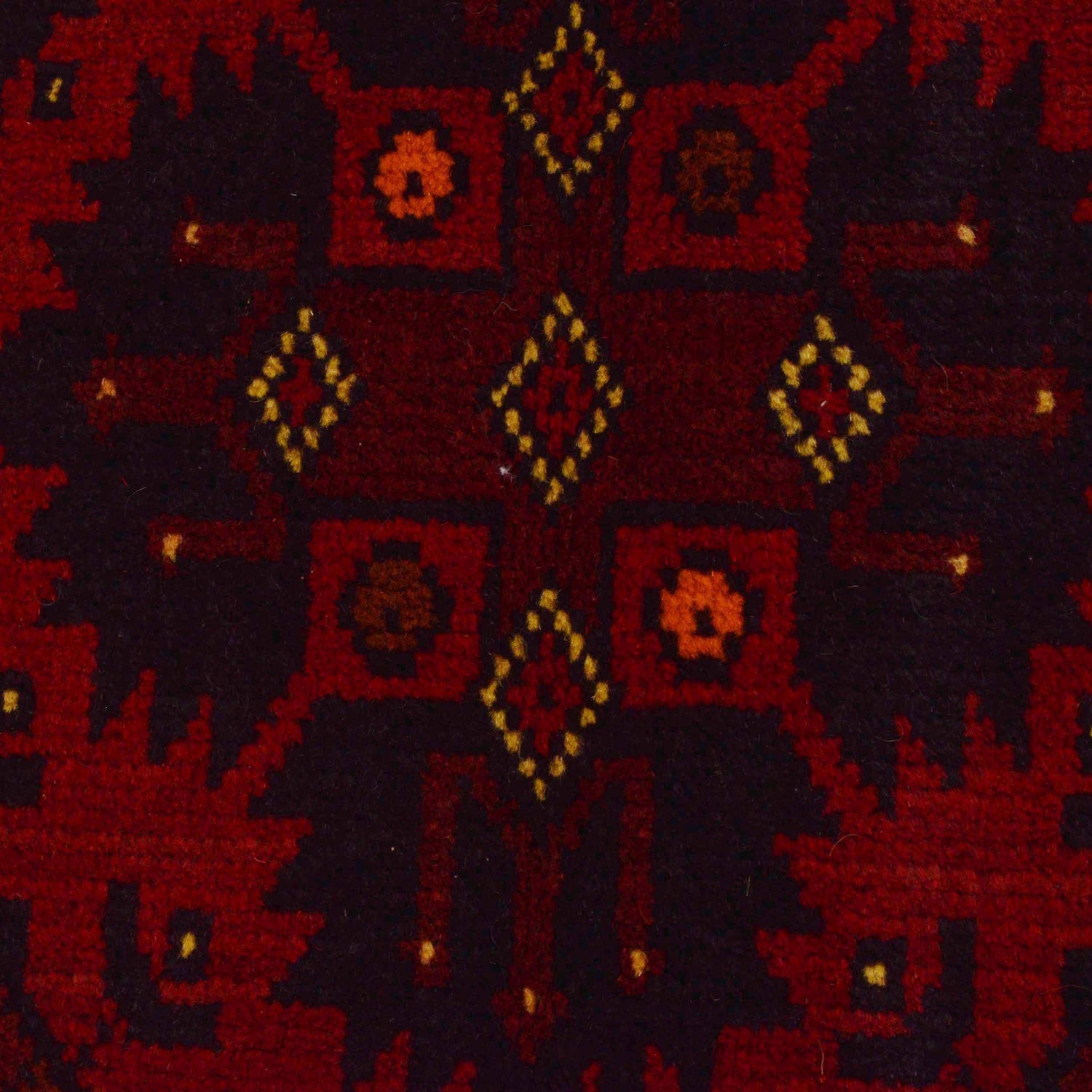Red Color Khal Mohammadi Rug 4' 11 x 6' 5 (ft) - No. B35147