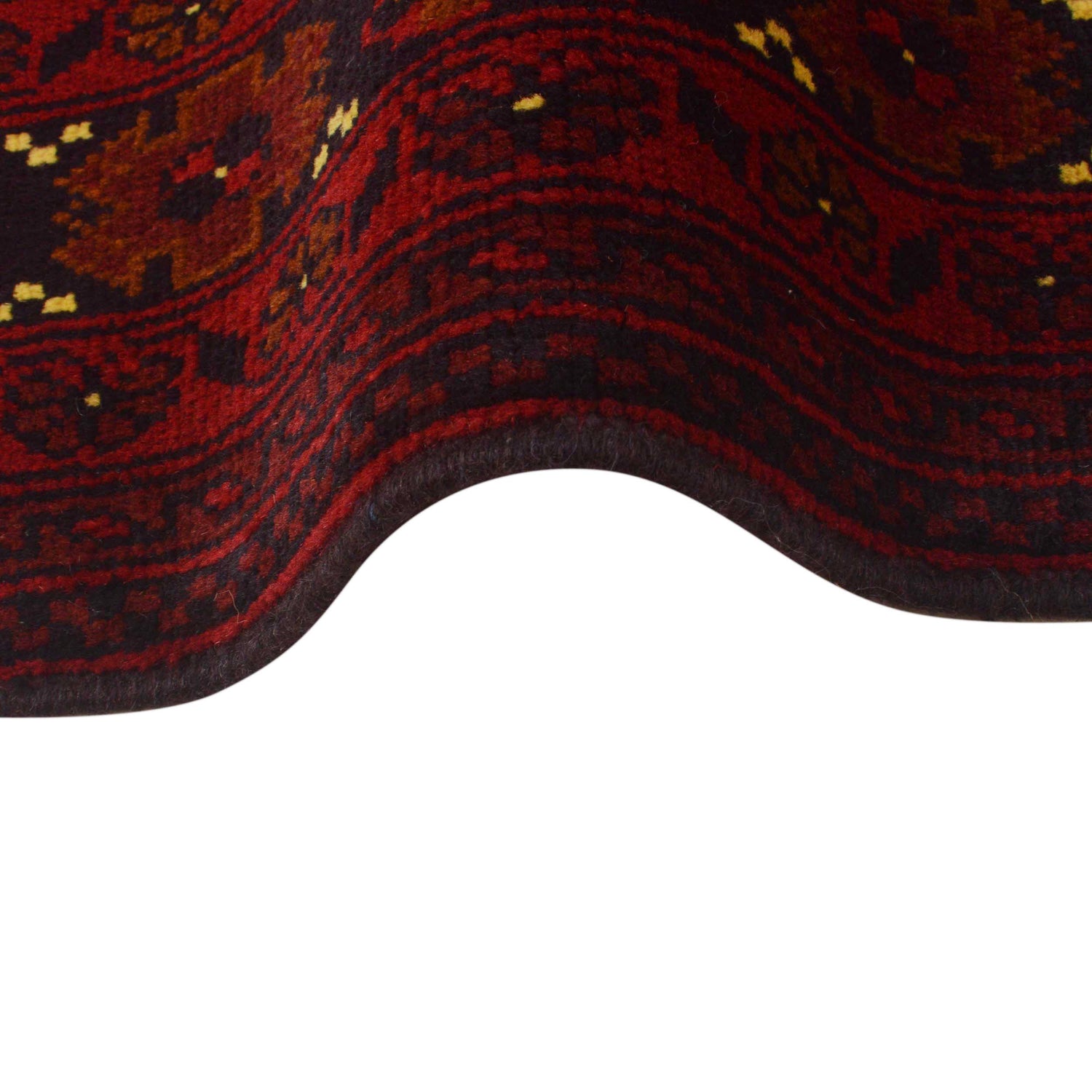 Red Color Khal Mohammadi Rug 4' 11 x 6' 5 (ft) - No. B35147