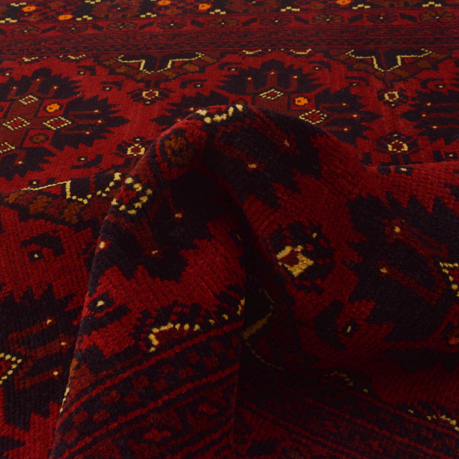 Red Color Khal Mohammadi Rug 4' 11 x 6' 5 (ft) - No. B35147
