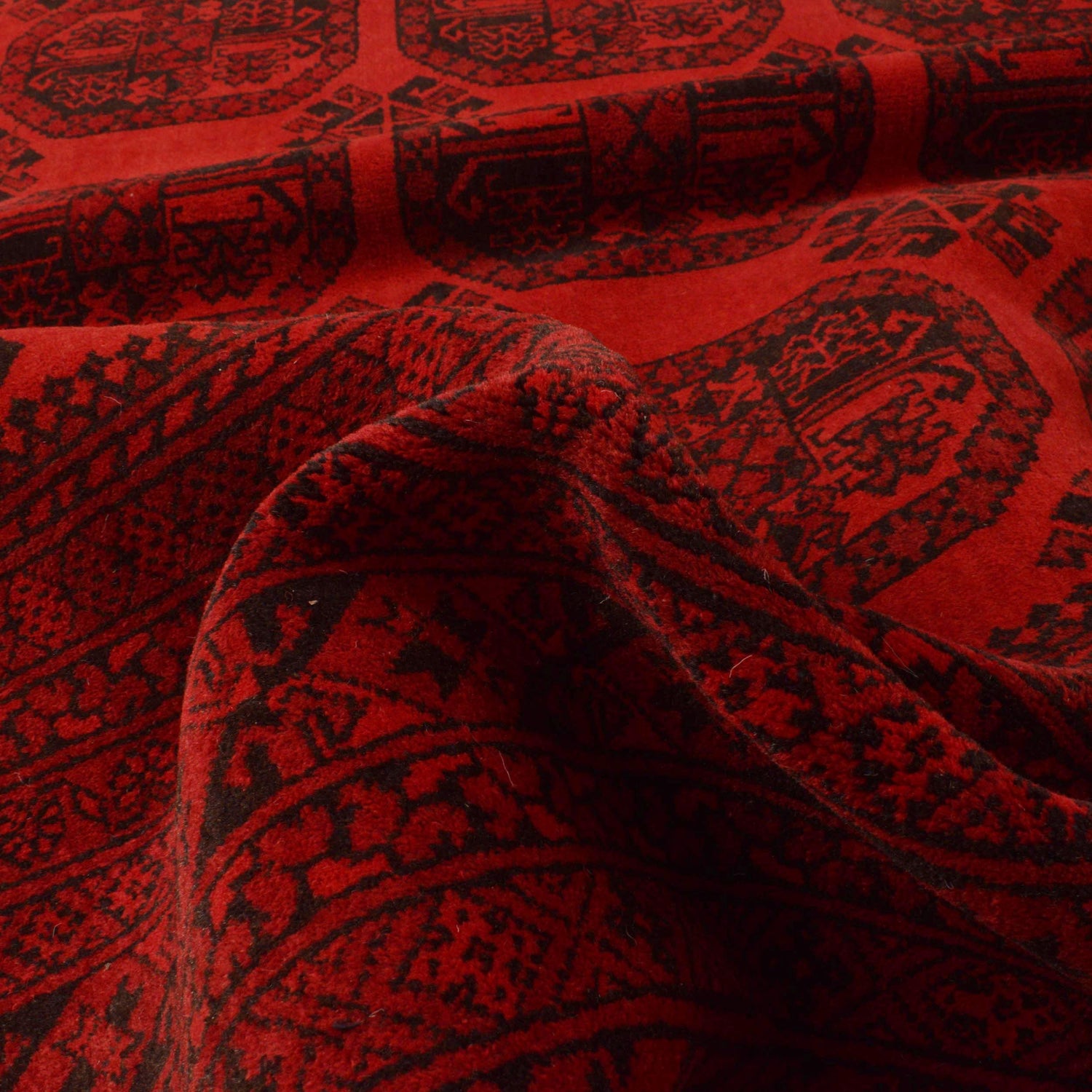 Traditional Red Fil pa Carpet 6' 10" x 9' 3" (ft) - No. B35148