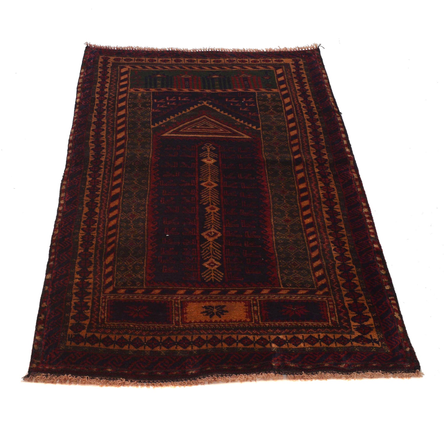 Handmade Prayer Rug 2' 7" x 4' 3" (ft) - No. B35178