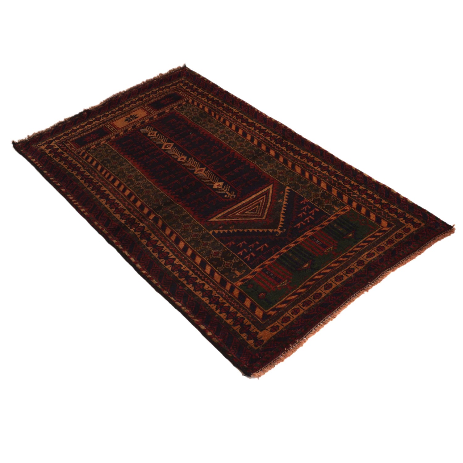 Handmade Prayer Rug 2' 7" x 4' 3" (ft) - No. B35178