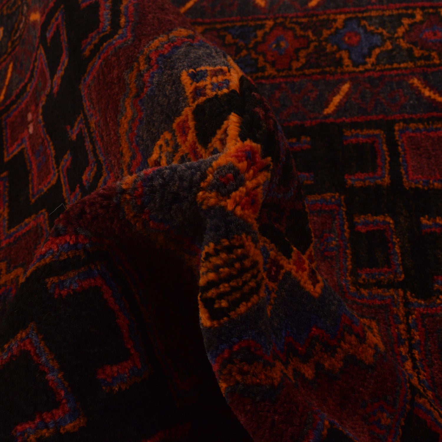 Tribal Baloch Rug 2' 8" x 4' 7" (ft) - No. B35180